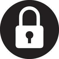 Lock security icon symbol vector image. Illustration of the key secure access system vector design. EPS 10