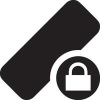 Lock security icon symbol vector image. Illustration of the key secure access system vector design. EPS 10