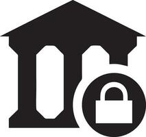 Lock security icon symbol vector image. Illustration of the key secure access system vector design. EPS 10