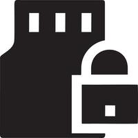 Lock security icon symbol vector image. Illustration of the key secure access system vector design. EPS 10