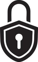 Lock security icon symbol vector image. Illustration of the key secure access system vector design. EPS 10