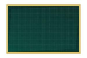 Template of a green board on white background vector