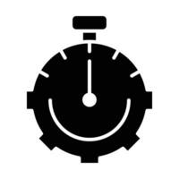 hora administración vector glifo icono para personal y comercial usar.