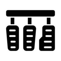 Pedals Vector Glyph Icon For Personal And Commercial Use.