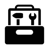 Toolbox Vector Glyph Icon For Personal And Commercial Use.