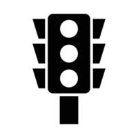 Traffic Lights Vector Glyph Icon For Personal And Commercial Use.