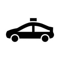 Taxi Vector Glyph Icon For Personal And Commercial Use.