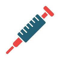 Injection Glyph Two Color Icon For Personal And Commercial Use. vector