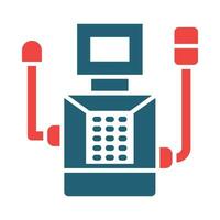 Ventilator Glyph Two Color Icon For Personal And Commercial Use. vector