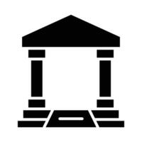 Museum Vector Glyph Icon For Personal And Commercial Use.