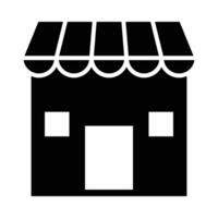 tienda de comestibles Tienda vector glifo icono para personal y comercial usar.