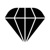 diamante vector glifo icono para personal y comercial usar.