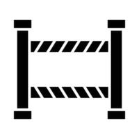 Barrier Vector Glyph Icon For Personal And Commercial Use.