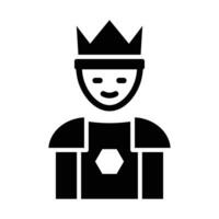 Prince Vector Glyph Icon For Personal And Commercial Use.