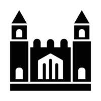 Castle Vector Glyph Icon For Personal And Commercial Use.