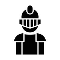 Knight Vector Glyph Icon For Personal And Commercial Use.