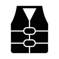 Vest Vector Glyph Icon For Personal And Commercial Use.