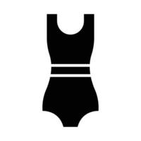 Swimsuit Vector Glyph Icon For Personal And Commercial Use.