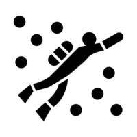 Dive Vector Glyph Icon For Personal And Commercial Use.