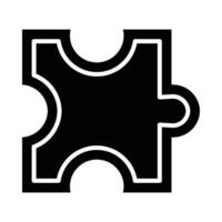 Jigsaw Vector Glyph Icon For Personal And Commercial Use.