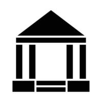 Pavilion Vector Glyph Icon For Personal And Commercial Use.