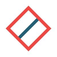 End Of Priority Glyph Two Color Icon For Personal And Commercial Use. vector