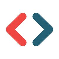 Double Arrow Glyph Two Color Icon For Personal And Commercial Use. vector