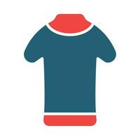 Jersey Glyph Two Color Icon For Personal And Commercial Use. vector