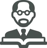 Teacher icon symbol vector image. Illustration of the training business school classroom icon design image.