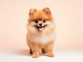 linda perro de Pomerania perro foto