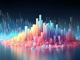 Abstract background with a futuristic modern tech background photo