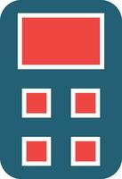 Meter Glyph Two Color Icon For Personal And Commercial Use. vector