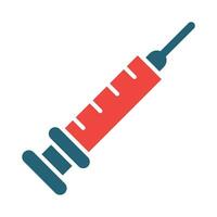Injection Glyph Two Color Icon For Personal And Commercial Use. vector