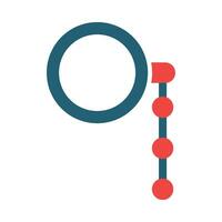 Monocle Glyph Two Color Icon For Personal And Commercial Use. vector