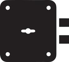 Lock security icon symbol vector image. Illustration of the key secure access system vector design. EPS 10