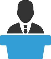 Teacher icon symbol vector image. Illustration of the training business school classroom icon design image.