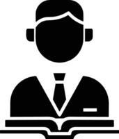 Teacher icon symbol vector image. Illustration of the training business school classroom icon design image.