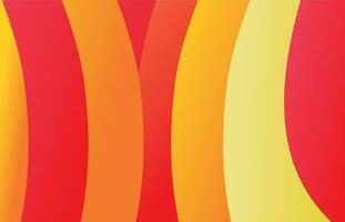 colorful orange gradient abstract banner vector