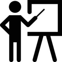 Teacher icon symbol vector image. Illustration of the training business school classroom icon design image