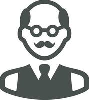 Teacher icon symbol vector image. Illustration of the training business school classroom icon design image