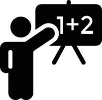 Teacher icon symbol vector image. Illustration of the training business school classroom icon design image