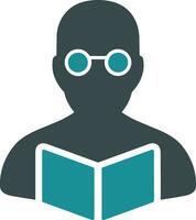 Teacher icon symbol vector image. Illustration of the training business school classroom icon design image