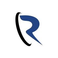 letter r logo design. typography branding sign and symbol. vector