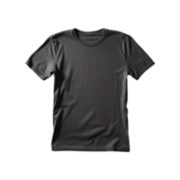 Black t shirt png generative ai