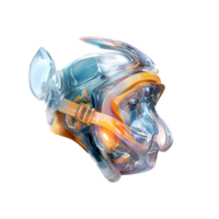 A Beautiful Diving Mask AI Generated png