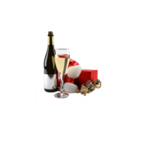 Champagne sprankelend wijn valentijnsdag dag wijn glas png