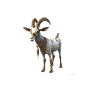 A Beautiful Goat cartoon AI Generated png