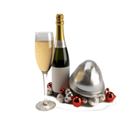 un' champagne e bicchiere vettore Immagine png