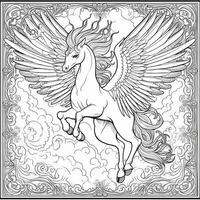 Pegasus Coloring Pages photo