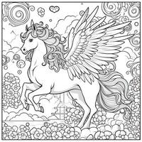 Pegasus Coloring Pages photo